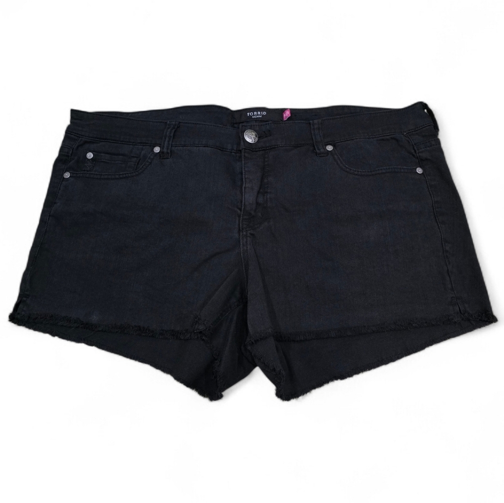 Torrid black denim shorts - 20